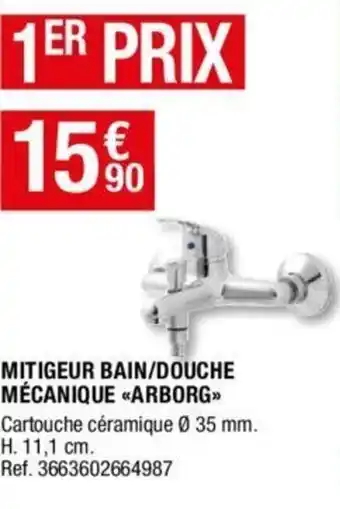 Brico Dépôt Mitigeur bain/douche mécanique Arborg offre