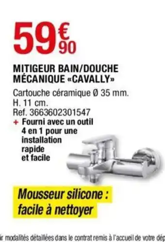 Brico Dépôt Mitigeur bain/douche mécanique Cavally offre
