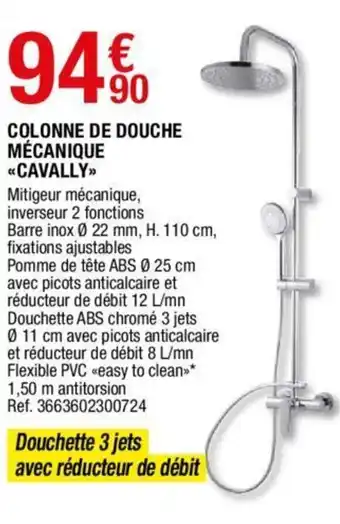 Brico Dépôt Colonne de douche mécanique Cavally offre