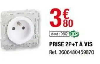 Brico Dépôt Prise 2P+T à vis offre