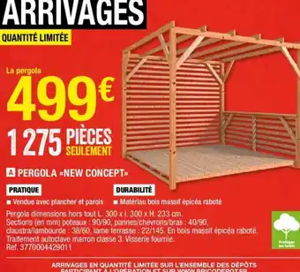 Brico Dépôt Pergola offre