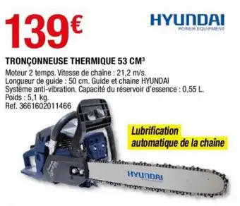 Brico Dépôt Tronçonneuse thermique 53 cm offre