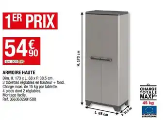 Brico Dépôt Armoire haute offre