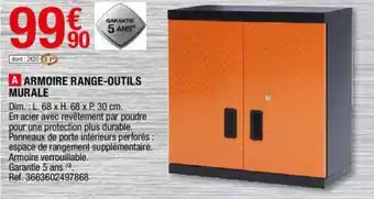 Brico Dépôt Armoire range-outils murale offre