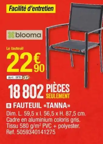 Brico Dépôt Fauteuil tanna offre