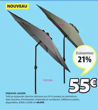JYSK Parasol agger offre
