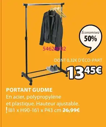JYSK Portant gudme offre