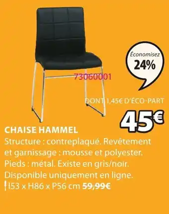 JYSK Chaise hammel offre