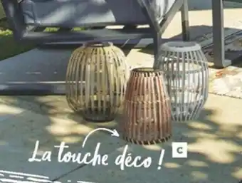 Bricomarché Lanterne en bambou offre