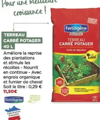 Bricomarché Terreau carré potager 40 l offre