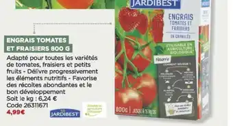 Bricomarché Engrais tomates et fraisiers 800 g offre