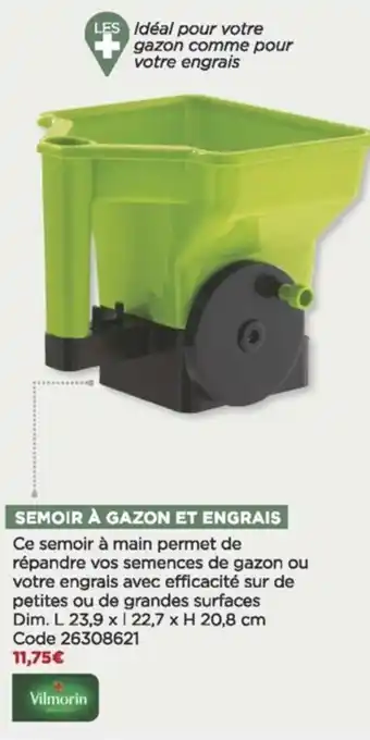 Bricomarché Semoir À gazon et engrais offre