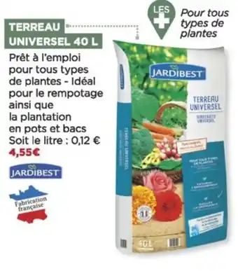 Bricomarché Terreau universel 40 l offre