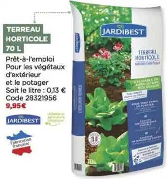 Bricomarché Terreau horticole 70 l offre