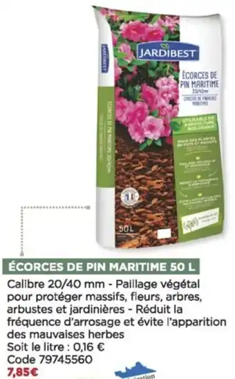 Écorces de pin maritime 50 l