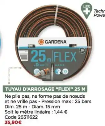 Bricomarché Tuyau d'arrosage "flex" 25 m offre