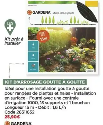 Bricomarché Kit d'arrosage goutte À goutte offre