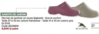 Sabots de jardin
