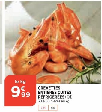 Bi1 Crevettes Entières Cuites offre