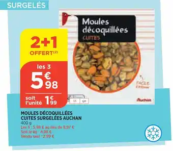 Bi1 Moules Décoquillées offre