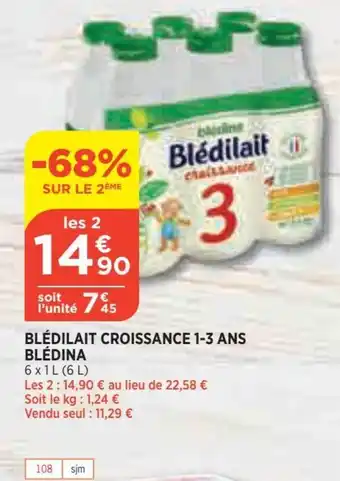 Blédilait Croissance 1-3Ans