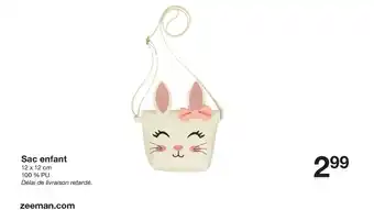 Zeeman Sac Enfant offre