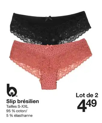 Zeeman Slip Brésilien offre