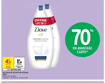Intermarché Hyper Gel Douce Nutrition Intense offre