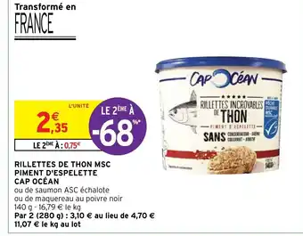 Intermarché Hyper Rillettes de Thon MSC offre