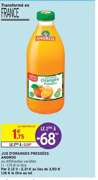 Jus d'Oranges Pressées