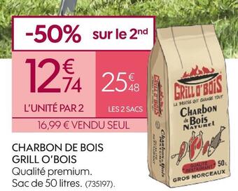 Truffaut Grill o’bois charbon de bois offre