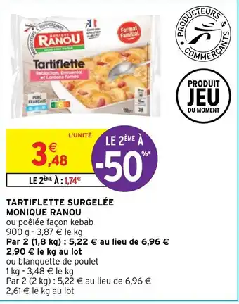 Tartiflette Surgelée Monique Ranou