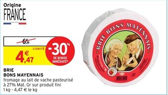 Intermarché Hyper Brie Bons Mayennais offre