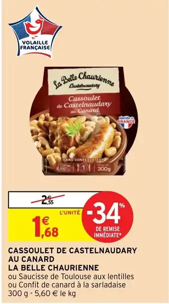Intermarché Hyper Cassoulet de Castelnaudary au Canard La belle Chaurienne offre