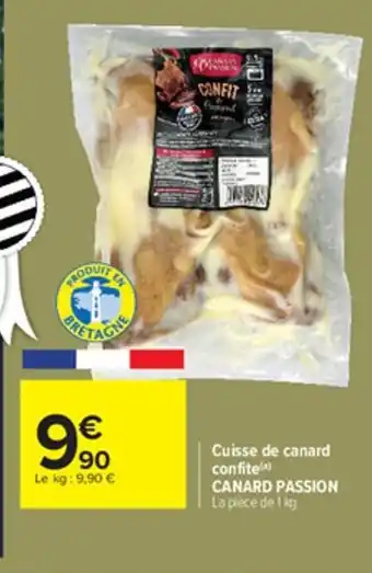 Carrefour Market Cuisse de Canard Confite offre