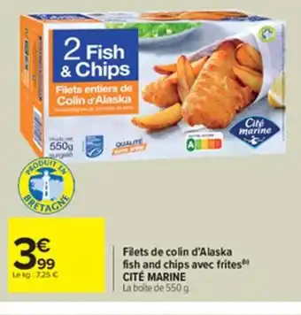 Carrefour Market Filets de Colin d'Alaska offre