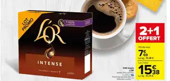 Carrefour Market Café Moulu l'Or offre