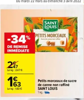 Carrefour Market Petits Morceaux de Sucre offre