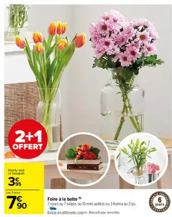 Carrefour Market Foire à La Botte offre