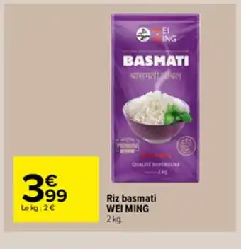 Carrefour Market Riz Basmati offre