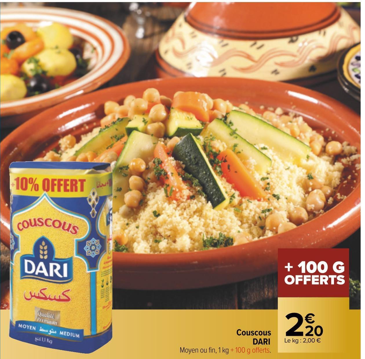Promo Dari couscous chez Carrefour