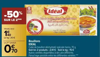 Carrefour Ideal bouillons offre