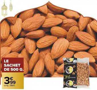 Carrefour Holyfruits amandes décortiquées offre