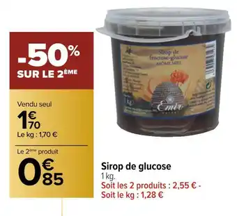 Carrefour Sirop de glucose offre