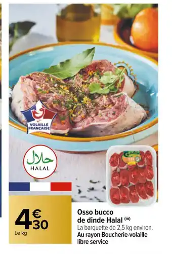 Carrefour Osso bucco de dinde halal offre