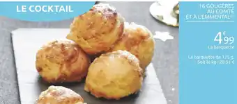 Carrefour 16 gougères au comté et à l'emmental offre