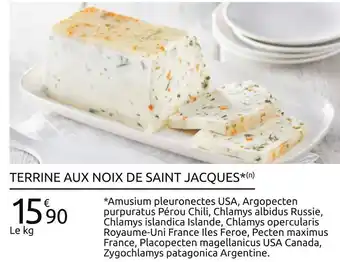 Carrefour Terrine aux noix de saint jacques offre