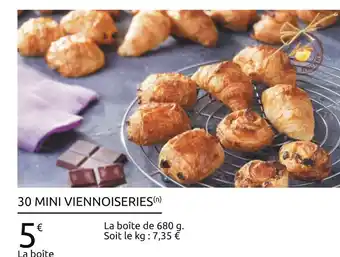 Carrefour 30 mini viennoiseries offre