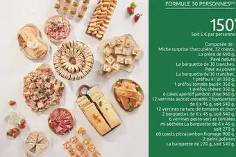 Carrefour Formule 30 personnes offre