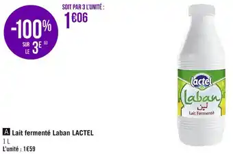 Géant Casino Lactel lait fermenté laban offre